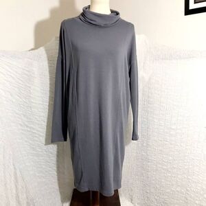 Cabi Grey Cowl Neck Dress Size Small